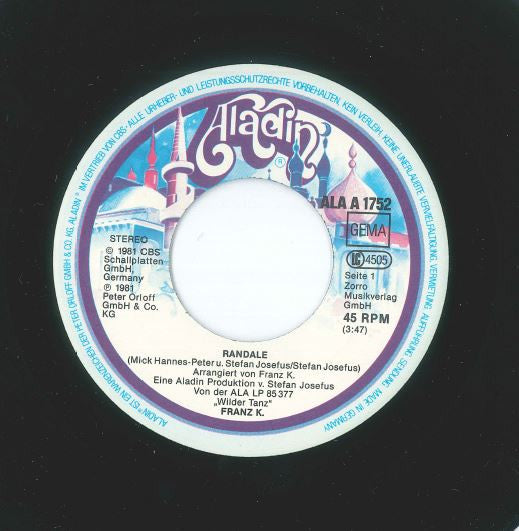 Franz K. : Randale (7", Single)