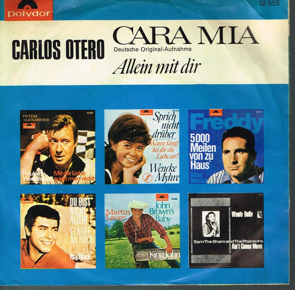 Carlos Otero : Cara Mia (7", Single, Mono)