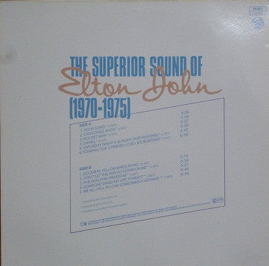 Elton John : The Superior Sound Of Elton John (1970-1975) (LP, Comp)