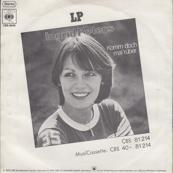 Ingrid Peters : Geh An Mir Vorbei (7", Single)