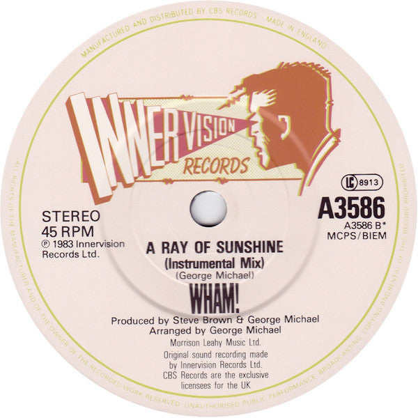 Wham! : Club Fantastic Megamix (7", Single)