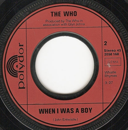 The Who : Let's See Action (7", Single)