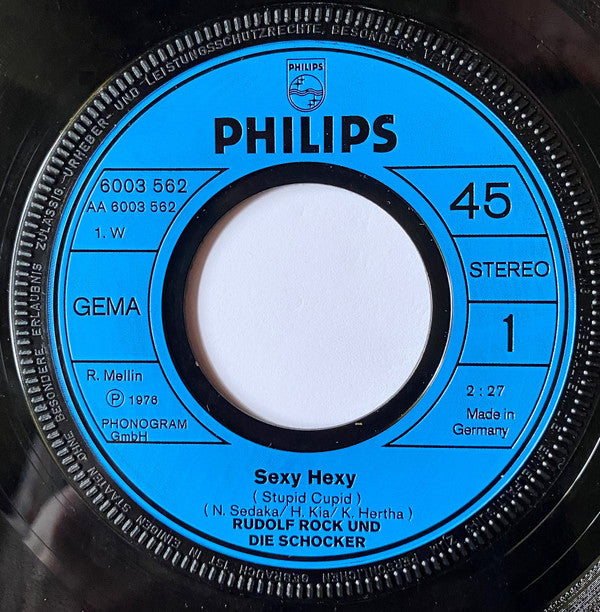 Rudolf Rock & Die Schocker : Sexy Hexy / Das Ist 'ne Party (7", Single)