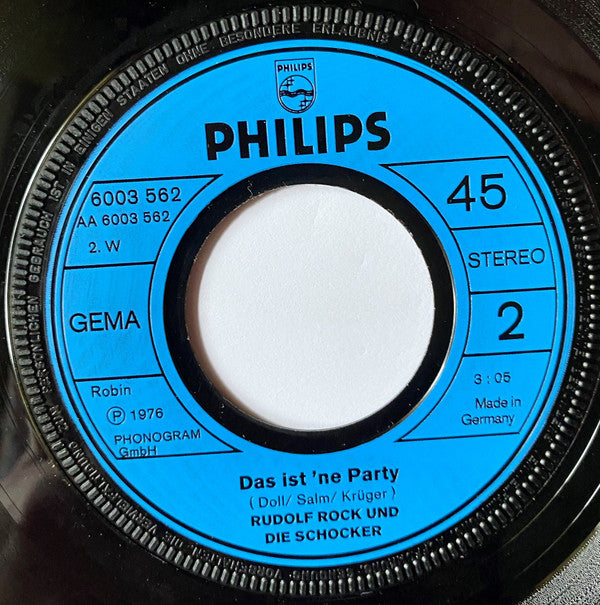 Rudolf Rock & Die Schocker : Sexy Hexy / Das Ist 'ne Party (7", Single)