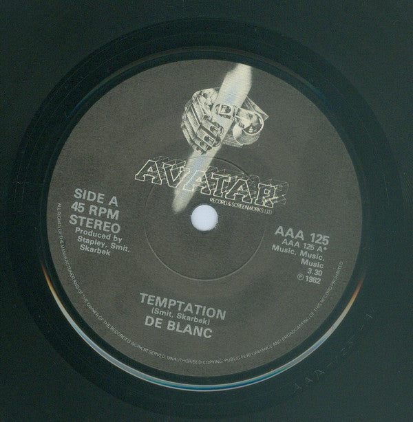 De Blanc : Temptation (7")