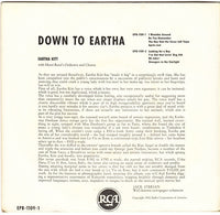 Eartha Kitt : Down To Eartha (7", EP)