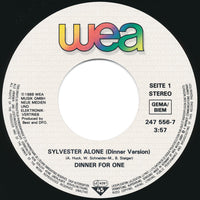 Dinner For One : Sylvester Alone (Remix 89) (7", Single)