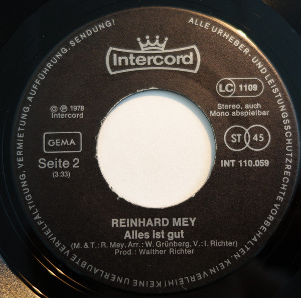 Reinhard Mey : Daddy Blue (7", Single)