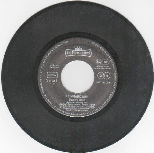 Reinhard Mey : Daddy Blue (7", Single)