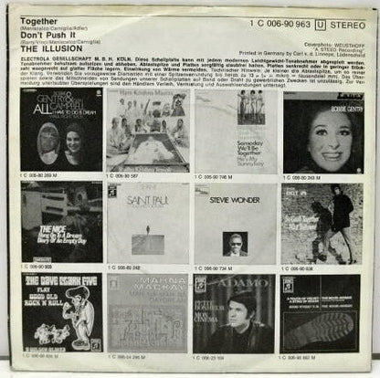 The Illusion : Together / Don't Push It (7", Single)