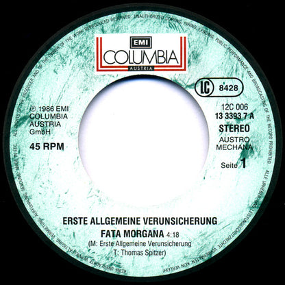 Erste Allgemeine Verunsicherung* : Fata Morgana (7", Single)