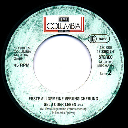 Erste Allgemeine Verunsicherung* : Fata Morgana (7", Single)