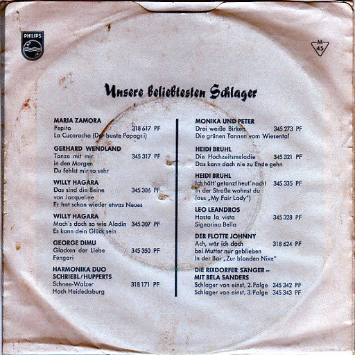 Horst Fischer : Die Wege Der Liebe (7", Single, Mono)
