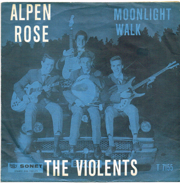 The Violents (2) : Alpenrose / Moonlight Walk (7", Lar)