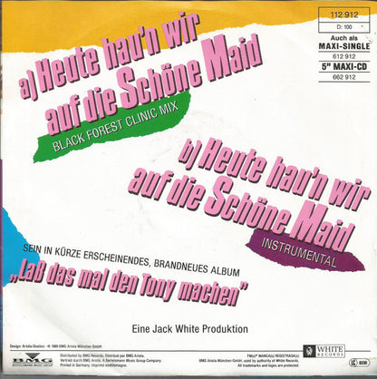 Tony Marshall : Heute Hau'n Wir Auf Die Schöne Maid (7", Single)