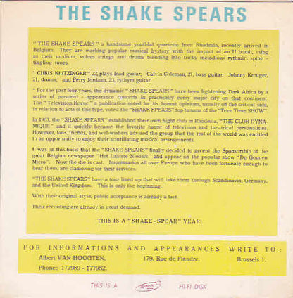 The Shake Spears : Shake It Over (7")
