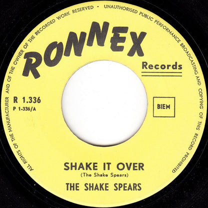 The Shake Spears : Shake It Over (7")