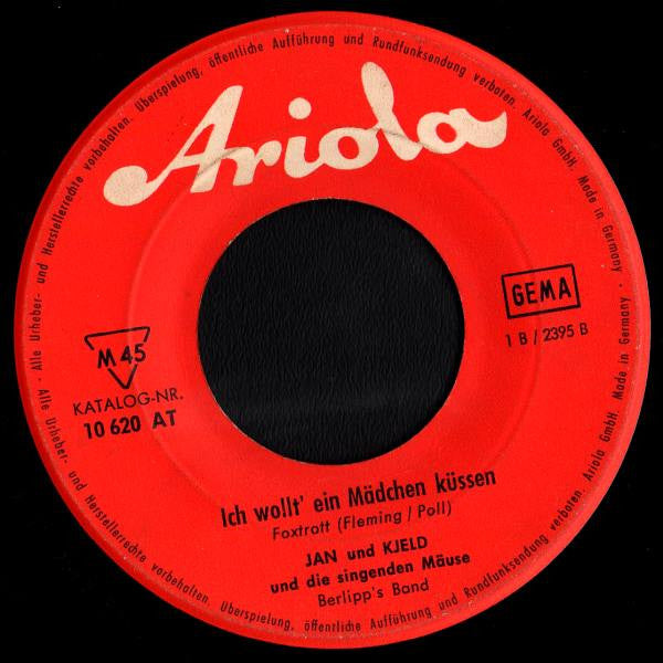Jan & Kjeld : No, No Mady (Bye Bye Blackbird) / Ich Wollt' Ein Mädchen Küssen (7", Single, Mono)