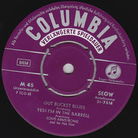 Louis Armstrong & His Hot Five : Muskrat Ramble (7", EP)