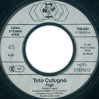 Toto Cutugno : Figli (7")