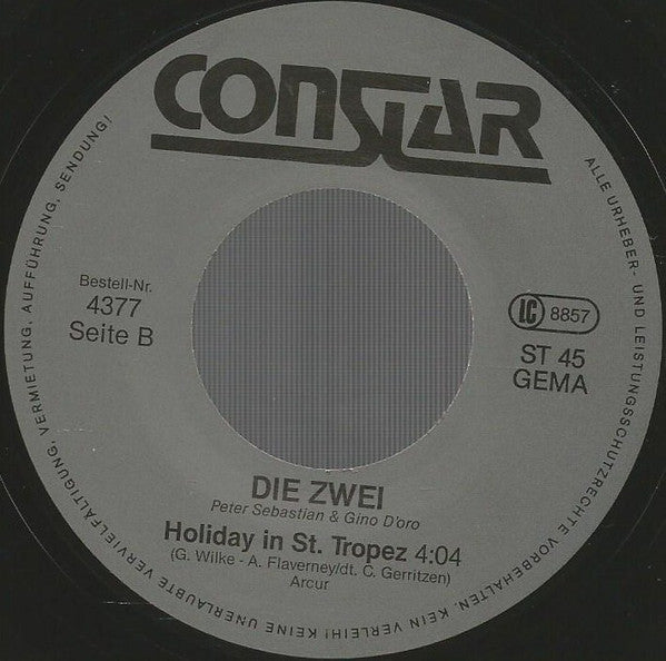 Die Zwei (3) : Boogie Woogie Baby (7", Single)