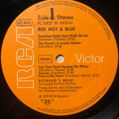 Richard T. Bear : Red, Hot & Blue (LP, Album)