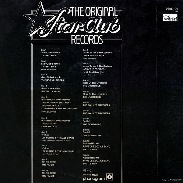 Various : The Original Star-Club Records (10xLP, Comp + Box)