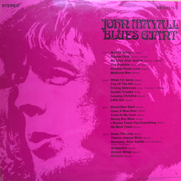 John Mayall  With  Peter Green (2), Mick Taylor, Keef Hartley, John McVie : Blues Giant (2xLP, Comp, Gat)