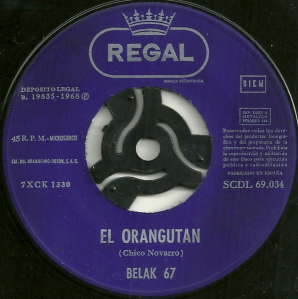 Los Belak : El Orangutan / Si Si Si (7", Single)
