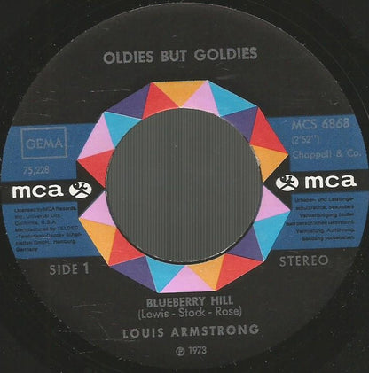 Louis Armstrong : Blueberry Hill / Skokiaan (7", Single)