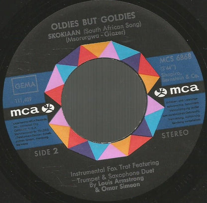 Louis Armstrong : Blueberry Hill / Skokiaan (7", Single)