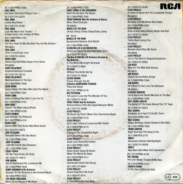 Middle Of The Road : Tweedle Dee, Tweedle Dum / The Talk Of All The USA (7", Single)