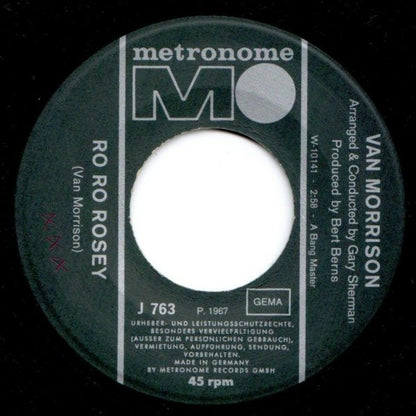 Van Morrison : Chick-A-Boom / Ro Ro Rosey (7", Single)