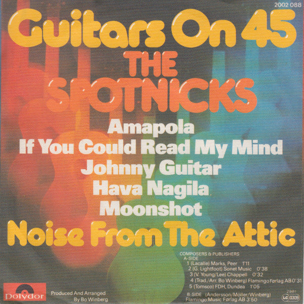 The Spotnicks : Guitars On 45 (7", Single)