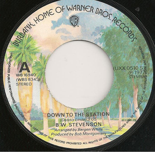 B.W. Stevenson : Down To The Station (7", Single)