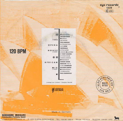 Jack - E - Makossa* : The Opera House (7", Single)