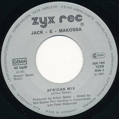 Jack - E - Makossa* : The Opera House (7", Single)