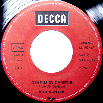Rod Hunter : Apache (7", Single)