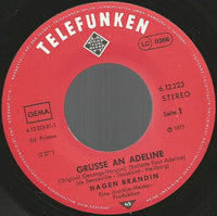 Hagen Brandin : Grüße An Adeline (7", Single)