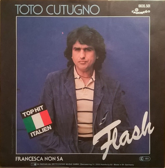 Toto Cutugno : Flash (7", Single)