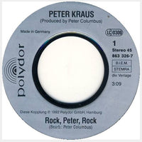 Peter Kraus : Rock, Peter, Rock (7", Single, P/Mixed)