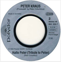 Peter Kraus : Rock, Peter, Rock (7", Single, P/Mixed)