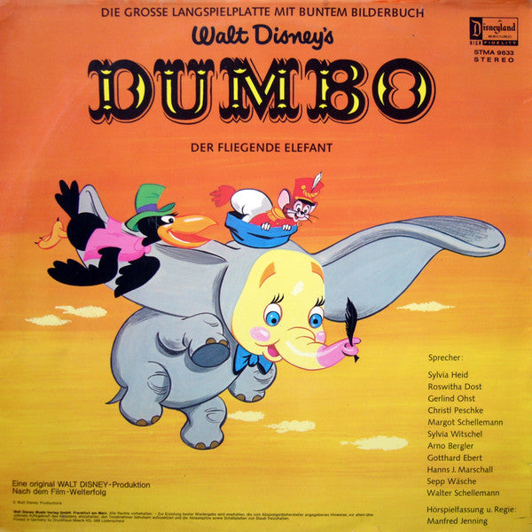 Manfred Jenning : Walt Disneys - Dumbo - Der Fliegende Elefant (LP)