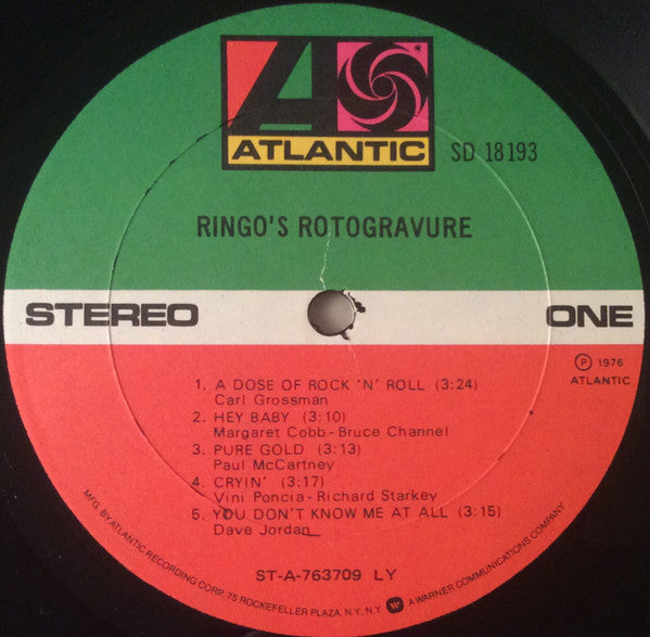 Ringo Starr : Ringo's Rotogravure (LP, Album, LY-)