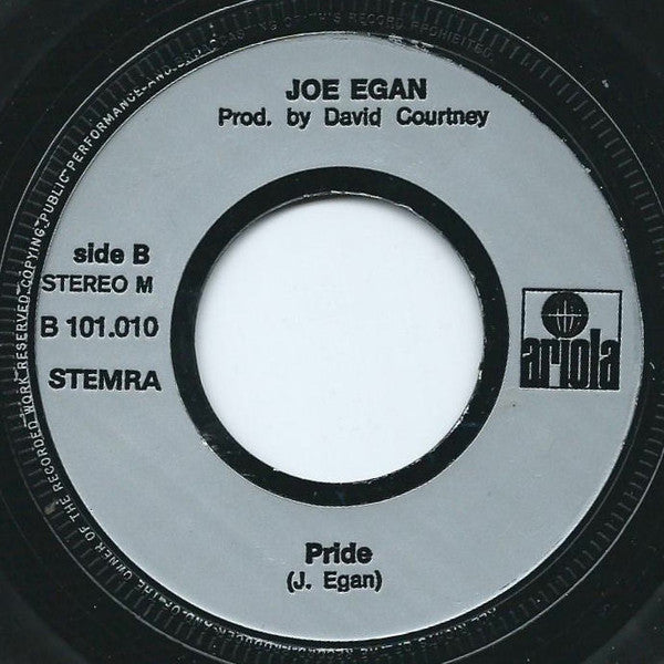 Joe Egan : The Last Farewell (7", Single)