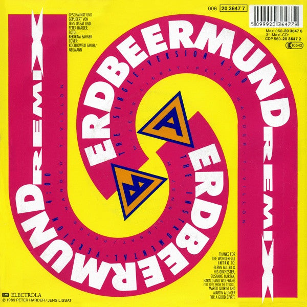Sigmund Und Seine Freunde : Erdbeermund (Remix) (7", Single)