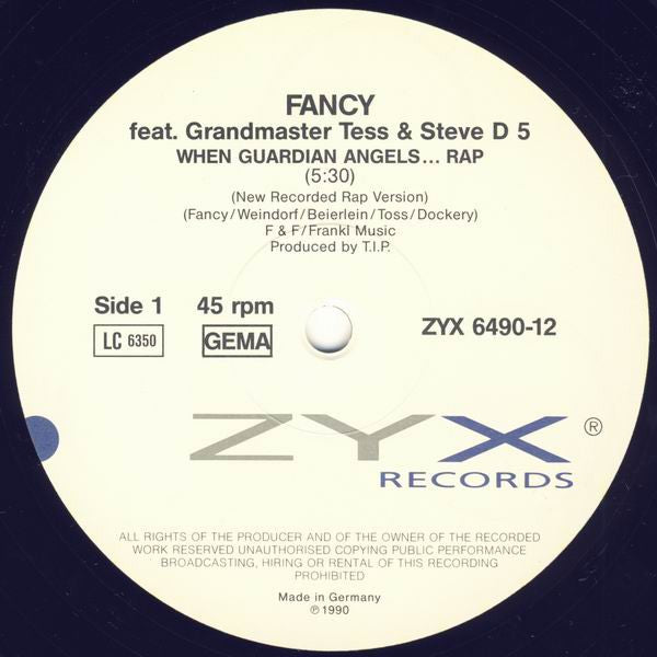 Fancy Feat. Grandmaster Tess* & Steve D 5* : When Guardian Angels... Rap (12")