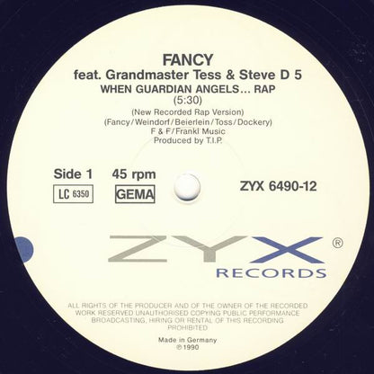 Fancy Feat. Grandmaster Tess* & Steve D 5* : When Guardian Angels... Rap (12")