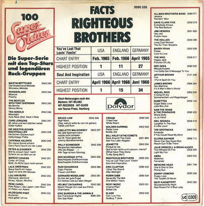 The Righteous Brothers : You've Lost That Lovin' Feelin' / Soul And Inspiration (7", Single)