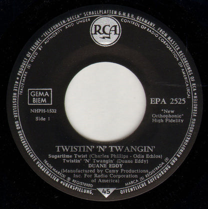 Duane Eddy : Twistin' 'N' Twangin' (7", EP)